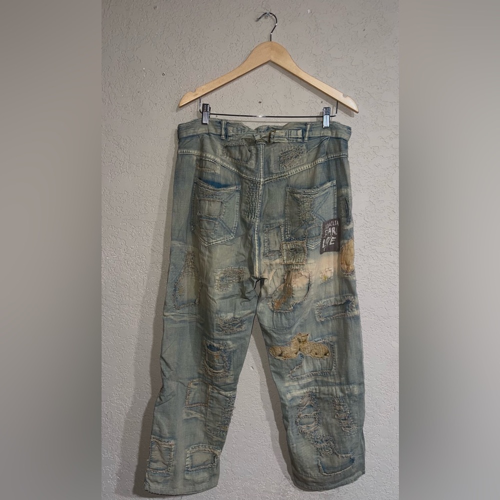Magnolia Pearl | RARE! Two Lambs Kalle Denims - Faded Indigo OS - Picture 4 of 9